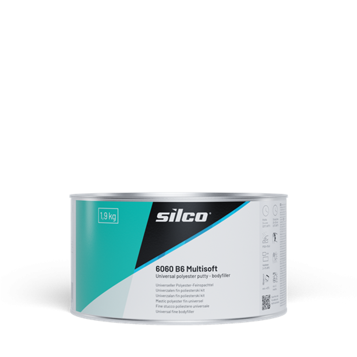 6060 B6 MULTISOFT POLYESTER PUTTY 1.9kg